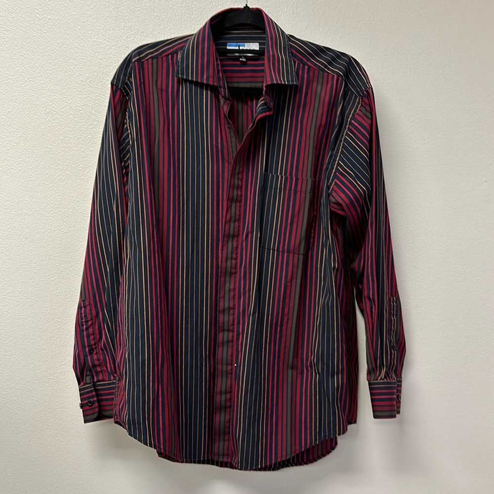 Adesso long sleeve cotton dress shirt size 15 1/2 NWOT